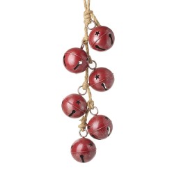 Rope Decoration with Small Red Metal Bells
